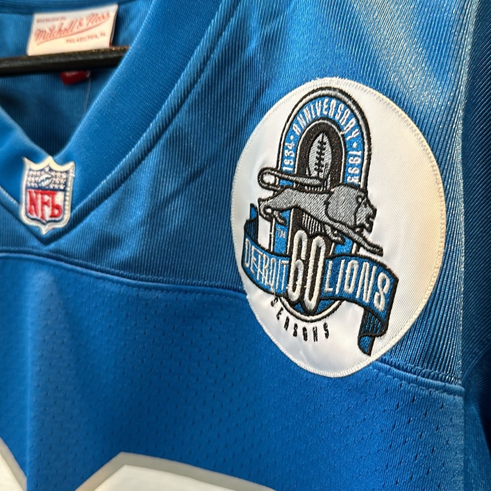Barry Sanders Detroit Lions Mitchell & Ness 1993 Authentic Throwback NFL Jersey - Picture 3 of 9